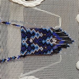 Vintage Seed Bead Medicine Pouch